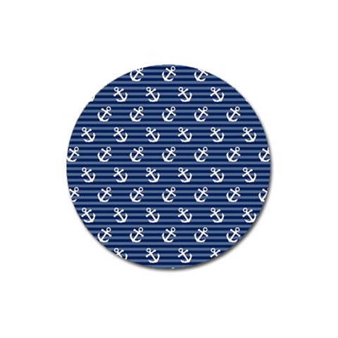 Boat Anchors Magnet 3  (Round) from ArtsNow.com Front
