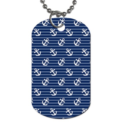 Boat Anchors Dog Tag (One Sided) from ArtsNow.com Front