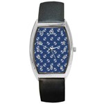 Boat Anchors Tonneau Leather Watch