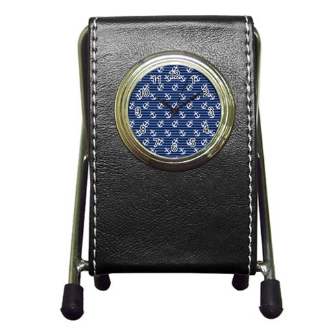 Boat Anchors Stationery Holder Clock from ArtsNow.com Front