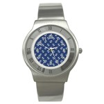 Boat Anchors Stainless Steel Watch (Slim)