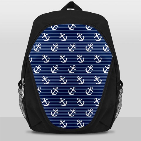 Boat Anchors Backpack Bag from ArtsNow.com Front