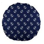 Boat Anchors 18  Premium Round Cushion 