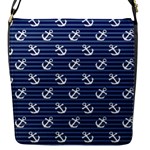 Boat Anchors Flap Closure Messenger Bag (Small)