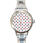 Boat Wheels Round Italian Charm Watch