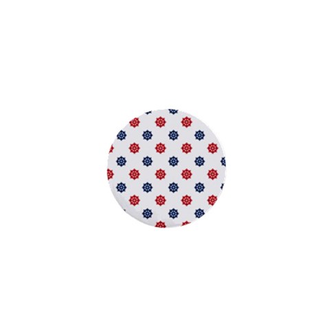 Boat Wheels 1  Mini Button Magnet from ArtsNow.com Front