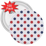 Boat Wheels 3  Button (100 pack)