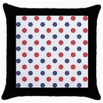 Boat Wheels Black Throw Pillow Case