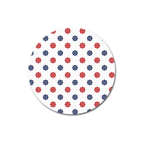 Boat Wheels Magnet 3  (Round) from ArtsNow.com Front