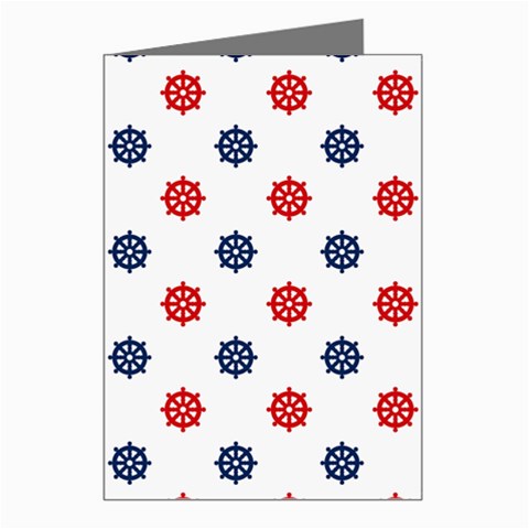 Boat Wheels Greeting Card (8 Pack) from ArtsNow.com Left
