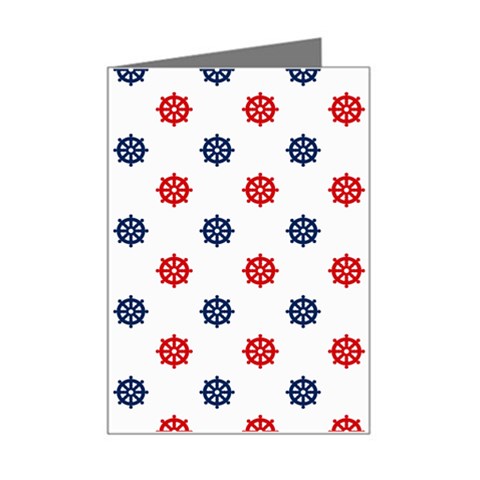 Boat Wheels Mini Greeting Card from ArtsNow.com Left