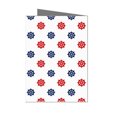 Boat Wheels Mini Greeting Card (8 Pack) from ArtsNow.com Left