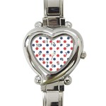 Boat Wheels Heart Italian Charm Watch 