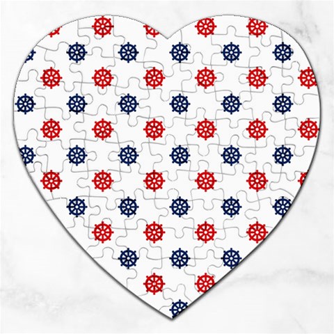 Boat Wheels Jigsaw Puzzle (Heart) from ArtsNow.com Front
