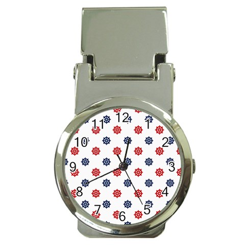 Boat Wheels Money Clip with Watch from ArtsNow.com Front
