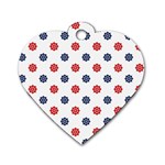 Boat Wheels Dog Tag Heart (One Sided) 