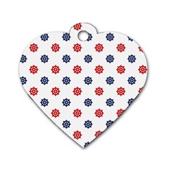 Boat Wheels Dog Tag Heart (Two Sided) from ArtsNow.com Front