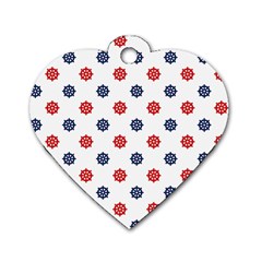Boat Wheels Dog Tag Heart (Two Sided) from ArtsNow.com Back