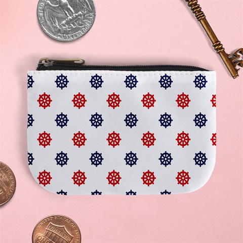 Boat Wheels Coin Change Purse from ArtsNow.com Front
