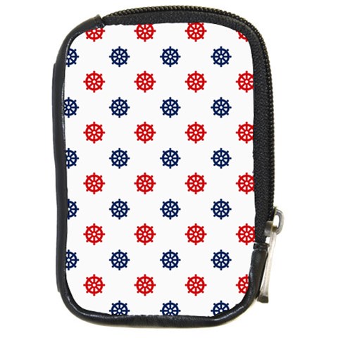 Boat Wheels Compact Camera Leather Case from ArtsNow.com Front