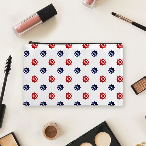 Boat Wheels Cosmetic Bag (Medium) from ArtsNow.com Front
