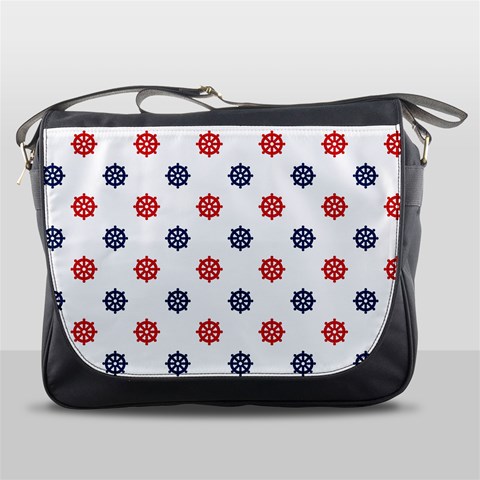 Boat Wheels Messenger Bag from ArtsNow.com Front