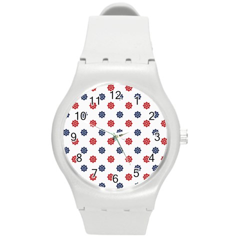 Boat Wheels Plastic Sport Watch (Medium) from ArtsNow.com Front