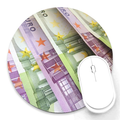 Just Gimme Money 8  Mouse Pad (Round) from ArtsNow.com Front