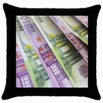 Just Gimme Money Black Throw Pillow Case