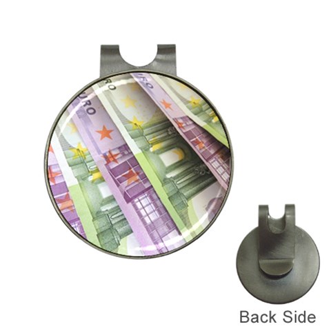 Just Gimme Money Hat Clip with Golf Ball Marker from ArtsNow.com Front