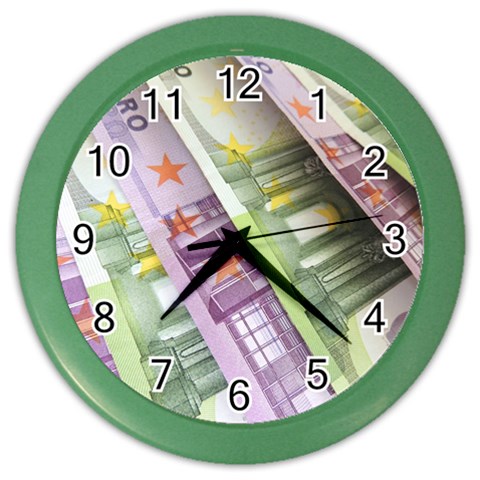Just Gimme Money Wall Clock (Color) from ArtsNow.com Front