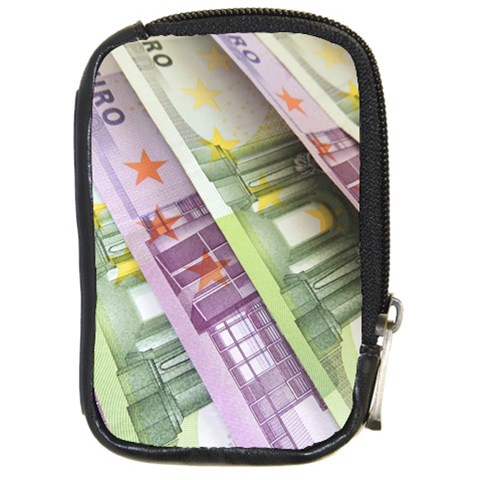 Just Gimme Money Compact Camera Leather Case from ArtsNow.com Front