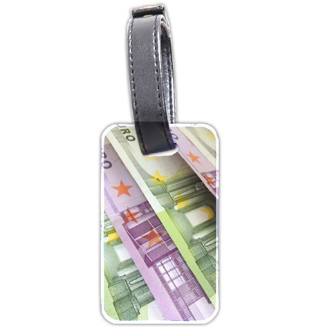 Just Gimme Money Luggage Tag (Two Sides) from ArtsNow.com Front