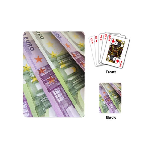 Just Gimme Money Playing Cards (Mini) from ArtsNow.com Back