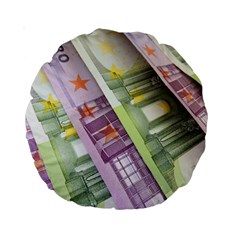 Just Gimme Money 15  Premium Round Cushion  from ArtsNow.com Front