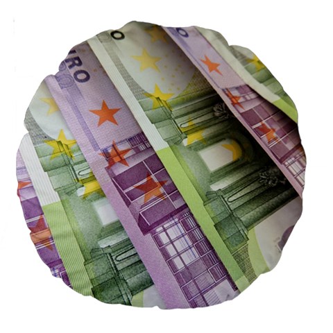 Just Gimme Money 18  Premium Round Cushion  from ArtsNow.com Front