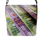 Just Gimme Money Flap Closure Messenger Bag (Large)