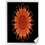 Flaming Sun Canvas 36  x 48  (Unframed)