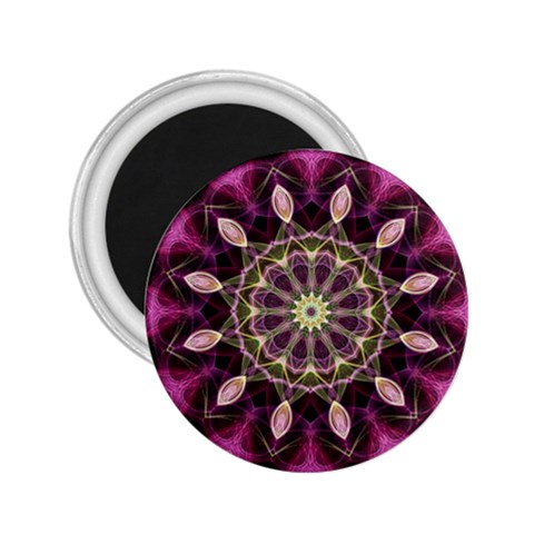 Purple Flower 2.25  Button Magnet from ArtsNow.com Front