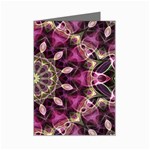 Purple Flower Mini Greeting Card (8 Pack)