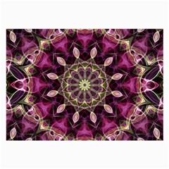 Purple Flower Glasses Cloth (Large, Two Sided) from ArtsNow.com Back