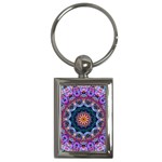 Purple Lotus Key Chain (Rectangle)