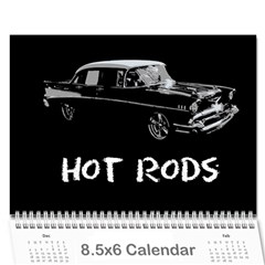 Hot Rods Wall Calendar 8.5  x 6  from ArtsNow.com Cover
