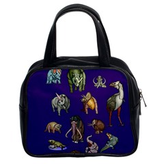 Dino Family 1 Classic Handbag (Two Sides) from ArtsNow.com Front