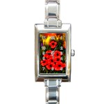 Poppies  2 Ave Hurley Ah 001 164 Png Rectangular Italian Charm Watch