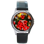 Poppies  2 Ave Hurley Ah 001 164 Png Round Metal Watch