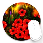 Poppies  2 Ave Hurley Ah 001 164 Png Round Mousepad