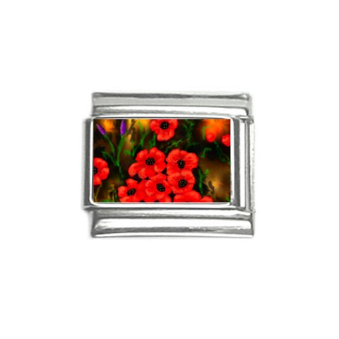 Poppies  2 Ave Hurley Ah 001 164 Png Italian Charm (9mm) from ArtsNow.com Front
