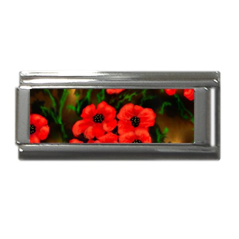 Poppies  2 Ave Hurley Ah 001 164 Png Superlink Italian Charm (9mm) from ArtsNow.com Front