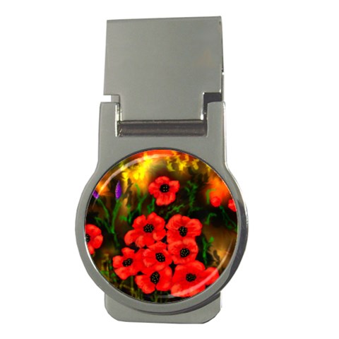 Poppies  2 Ave Hurley Ah 001 164 Png Money Clip (Round) from ArtsNow.com Front